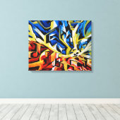 Katalysator Canvas Afdruk (Insitu (Houten vloer))