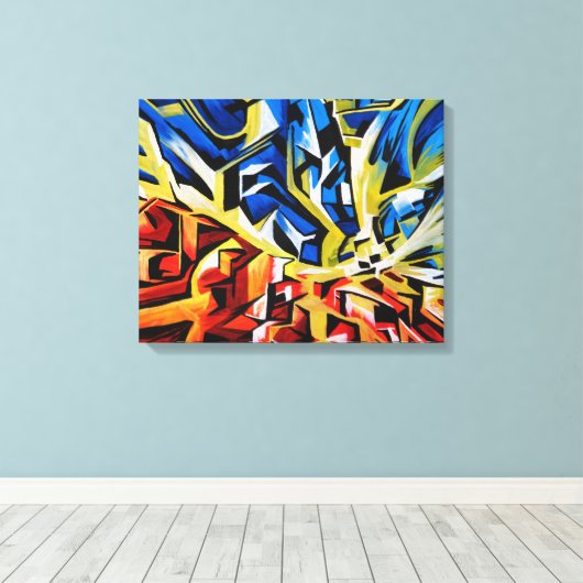 Katalysator Canvas Afdruk (Insitu (Houten vloer))