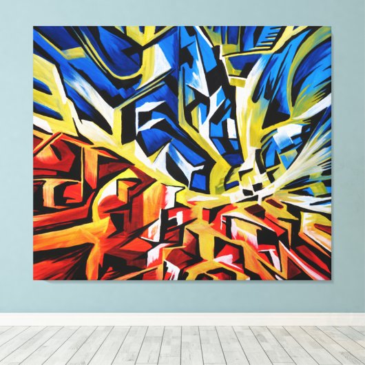 Katalysator Canvas Afdruk (Insitu (Houten vloer))