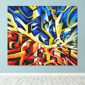 Katalysator Canvas Afdruk (Insitu (Houten vloer))