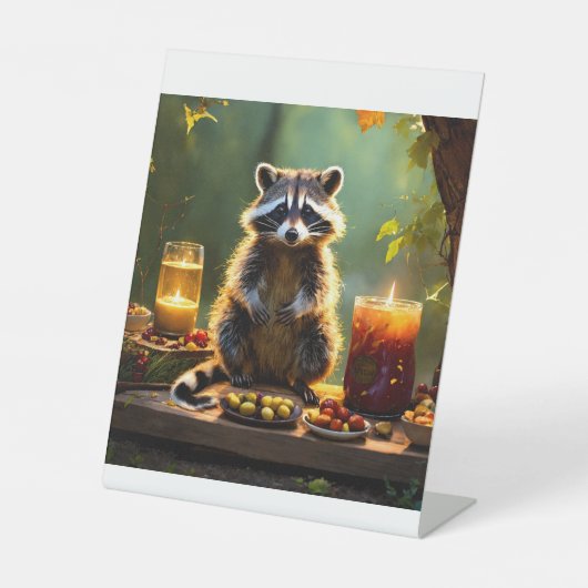 katalyseren reclamebord met voetstuk (Voorkant)