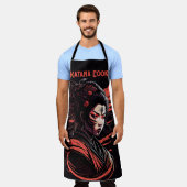 Katana Cook Schort (Gedragen)