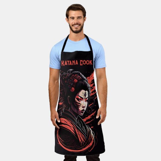 Katana Cook Schort (Gedragen)