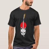 Katana en masker t-shirt (Voorkant)