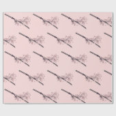 Katana met sakura-tak cadeaupapier (Vlak)