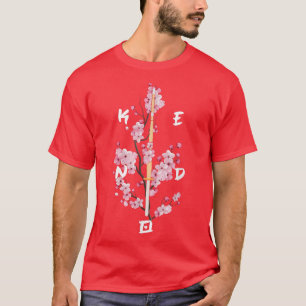Katana Sakura Kendo Fighter Japans Samurai Marti T-shirt