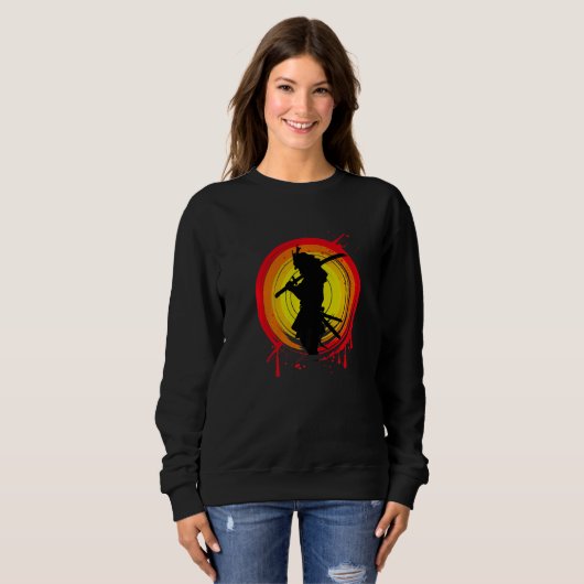 Katana Samurai Bushido Code Trui (Voorkant volledig)