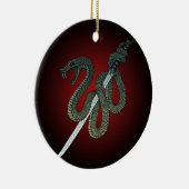 Katana Snake 1 Keramisch Ornament (Rechts)