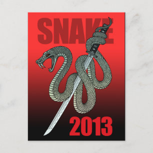 Katana snake 2013 A Briefkaart