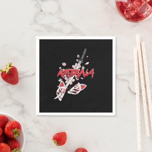 Katana Sword Japan Ninja Japan Art Samurai Gift Servet (Insitu)