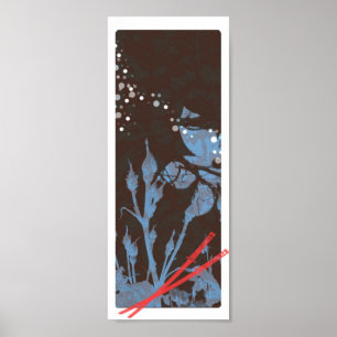 Katana Wall Scroll Poster