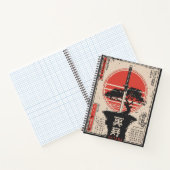  Katana World | Japanse wereldwijde kunst Notitieboek (Binnen)