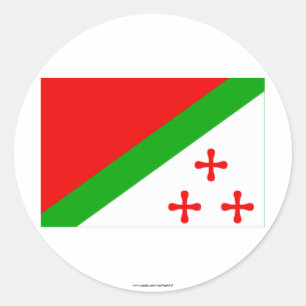 Katanga vlag (1960-1963) ronde sticker