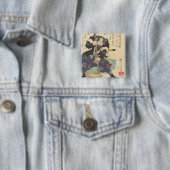 Kataoka Gengoemon Vierkante Button 5,1 Cm (In situ)