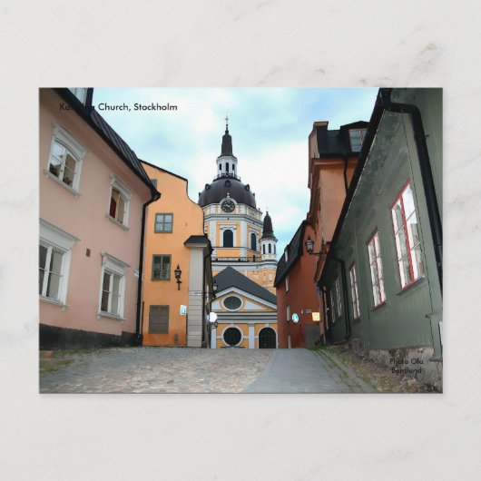 Katarina Church, Stockholm Briefkaart (Voorkant)