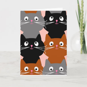 KATASTISCHE KAARTEN VOOR KATTEN VAN KATTEN, BIRTHD