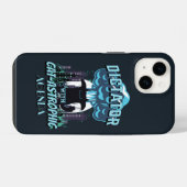 Katastrofale Grappige Kat Ontwerp iPhone Hoesje (Achterkant horizontaal)