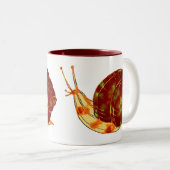 Katatsumuri of SlakkenMok Tweekleurige Koffiemok (Voorkant rechts)