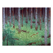 Katayama Bokuyo Mori Forest Poster (Voorkant)