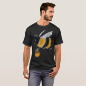 Katbei Hybride Kunst Grappige Whimsical Dier Brain T-shirt (Voorkant volledig)
