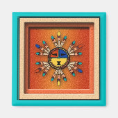 Katchina Sun Face Magneet (Voorkant)