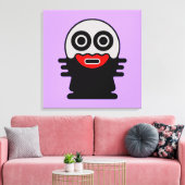 Katchka-Po Clupkitz Portret Canvas Afdruk (Insitu (Woonkamer))