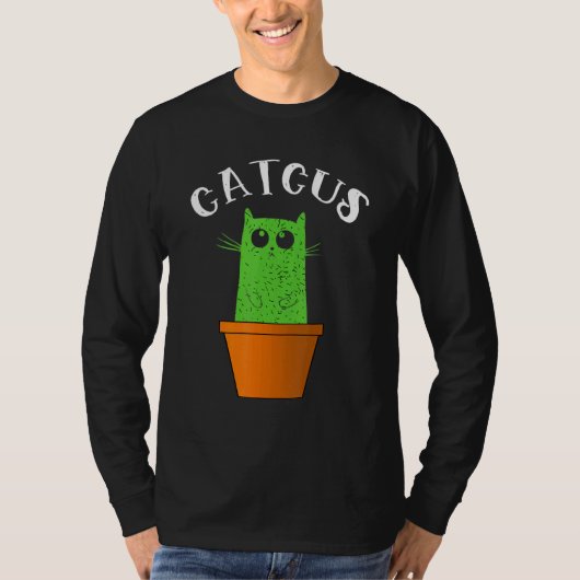 Katcus Cat en Cactus T-shirt (Voorkant)