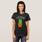 Katcus Cat en Cactus T-shirt (Voorkant volledig)