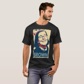 Kate Brown Poster Political Parody T-shirt (Voorkant volledig)