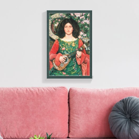 Kate Bunce Melody CC0343 Canvas Afdruk (Insitu (Woonkamer))