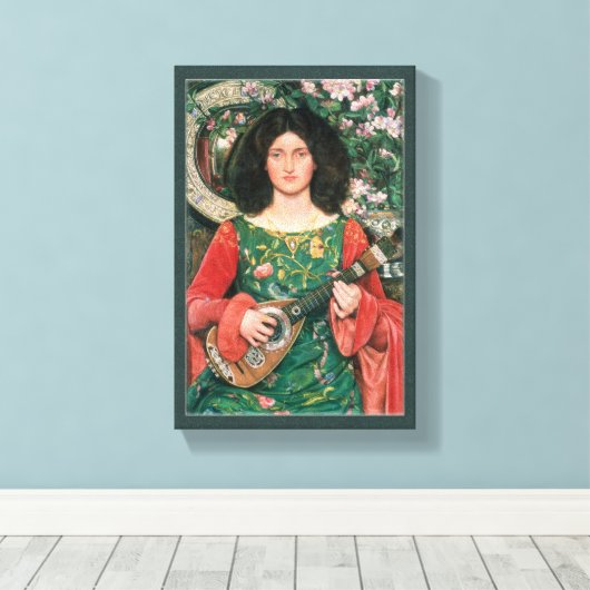 Kate Bunce Melody CC0343 Canvas Afdruk (Insitu (Houten vloer))