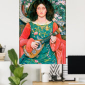 Kate Bunce Melody CC1230 Decoratieve Muziek Poster (Thuiskantoor)