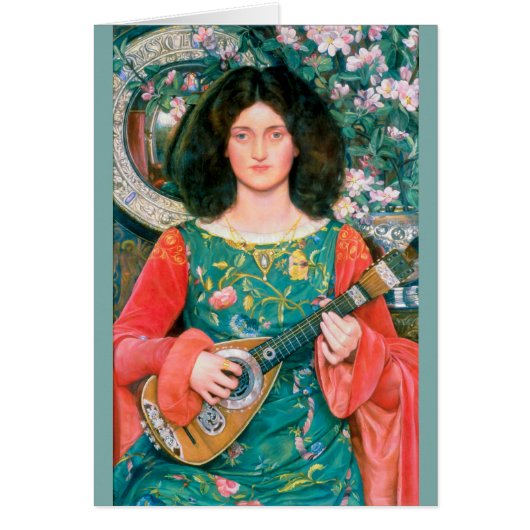 Kate Bunce Melody / Musica 1895-1897 Wenskaart (Voorkant)