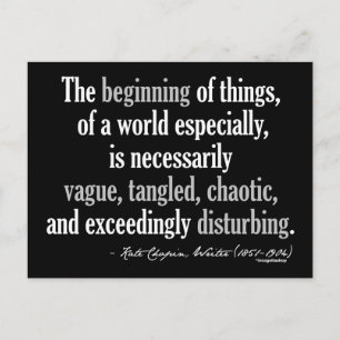 Kate Chopin Quote Briefkaart