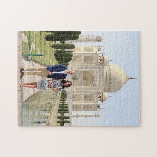 Kate en William - Taj Mahal Legpuzzel (Horizontaal)
