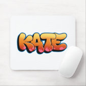 Kate Graffiti Style Merch. Aangepaste naam Kate Muismat (Met muis)