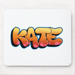 Kate Graffiti Style Merch! Custom Name Kate Muismat
