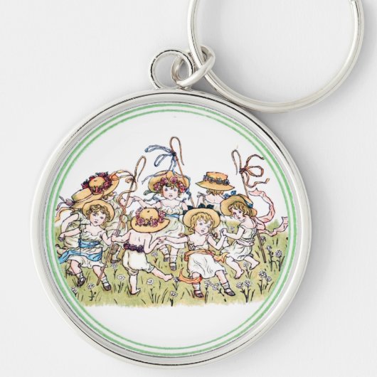 Kate Greenaway Boek Illustratie Sleutelhanger (Voorkant)