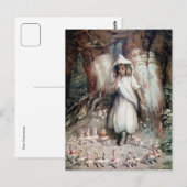 Kate Greenaway: De Elf Ring Briefkaart (Voorkant / Achterkant)