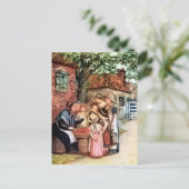 Kate Greenaway: De kersenvrouw Briefkaart (Staand voorkant)