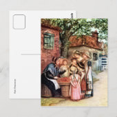 Kate Greenaway: De kersenvrouw Briefkaart (Voorkant / Achterkant)