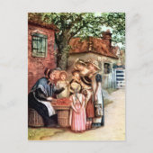 Kate Greenaway: De kersenvrouw Briefkaart (Voorkant)