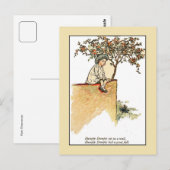 Kate Greenaway: Humpty Dumpty Briefkaart (Voorkant / Achterkant)