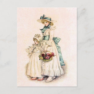 Kate Greenaway: Zussen Briefkaart