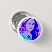 Kate Middleton creëer heeft een eigen foto Ronde Button 3,2 Cm (Voorkant /achterkant)