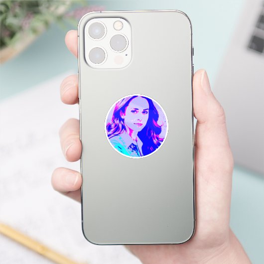 Kate Middleton creëer heeft een eigen foto Sticker (Telefoon)