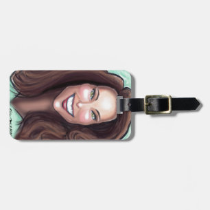 Kate Middleton Karikatuur Bagagelabel