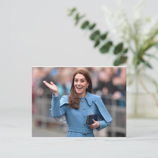 Kate Middleton Noord-Ierland Briefkaart (Staand voorkant)