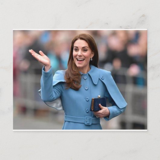 Kate Middleton Noord-Ierland Briefkaart (Voorkant)