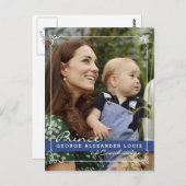 Kate Middleton Prince George Briefkaart (Voorkant / Achterkant)